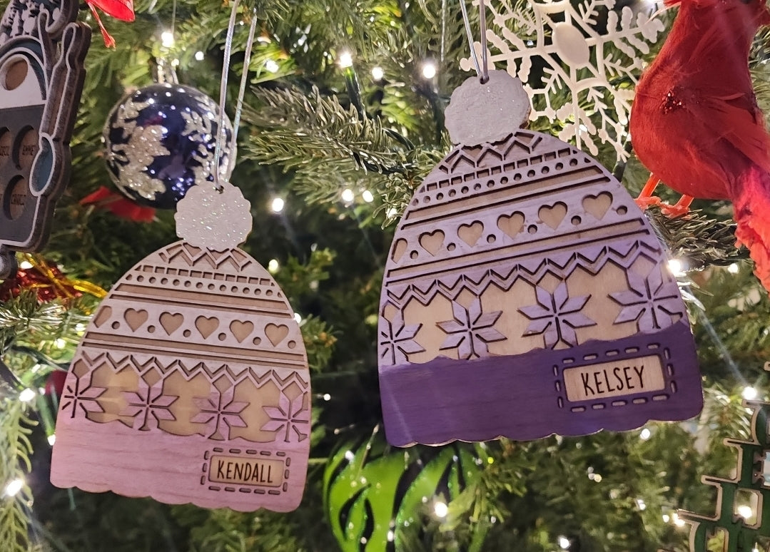 Personalized Hat Ornament